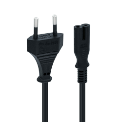 Mcbazel 1.5m schwarzes Netzkabel, Euro-Stecker C7 2-poliges Netzkabel für PS5 / PS4 / PS3 / Xbox Serie X/S - Schwarz C7 1.5M Angebot bei HelloDeals