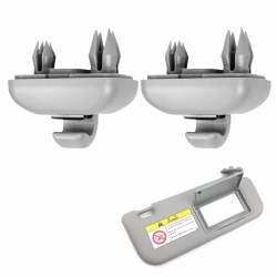 2 Stück Sonnenblende Clip,für Sonnenblende Auto Halterung Audi Zubehör Haken A3 A4 Q3 Q5 (8E0 857 562) A7 B6 B7 B8 S4 S5 Auto-Sonnenblenden-Clip Blendfreie Autozubehör Sonnenblendenzubehör Sonnenblend grau Angebot bei HelloDeals