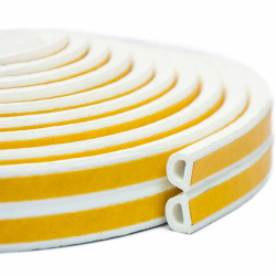 UPSEN Dichtungsband für Türen Fenster, 10M Türdichtung Selbstklebendes Fensterdichtung Anti-Kollision Dichtungsstreifen Gummi Schaum Siegel Streifen Schalldämmung Weiß Weiß-10m Angebot bei HelloDeals