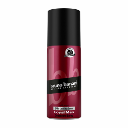 Bruno Banani Fragrance Loyal Man Deo Bodyspray, Körperspray mit aromatisch holzigem Herrenduft, 24 Stunde lang anhaltend, 150 ml (1er Pack) Angebot bei HelloDeals