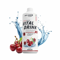 Best Body Nutrition Vital Drink ZEROP® - Kirsche, Original Getränkekonzentrat - Sirup - zuckerfrei, 1:80 ergibt 80 Liter Fertiggetränk, 1000 ml Angebot bei HelloDeals