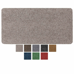 ANRO Fußmatte Schmutzfangmatte waschbar wasserdicht robust Schmutzfänger für Eingang, Haustür, Flur, Küche, Schlafzimmer Poet Größe 40x80cm Carpet Hellbraun 40 x 80cm Hellbraun Angebot bei HelloDeals