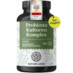 Probiona Komplex - die wichtigsten Bakterienstämme für deine Darmflora - 300 Mrd. KBE/g - magensaftresistent & vegan - mit Lactobacillus & Bifidobakterien, hochdosierte 20 Mrd KBE/Tagesdosis, 3 Monate Angebot bei HelloDeals
