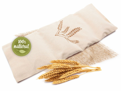 ZOLLNER Körnerkissen groß - mikrowellengeeignetes Wärmekissen - gegen Verspannungen von Nacken und Schultern oder Koliken - natürliche Weizenkörner – abnehmbarer, waschbarer Bezug - 20x53 cm 20 x 53 cm Angebot bei HelloDeals