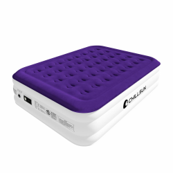 CHILLSUN 203x152x46 cm Luftmatratze 2 Personen mit Elektrischer Pumpe, Luftbett Selbstaufblasend, Aufblasbare Matratze Gästebett Klappbar Aufblasbares Bett für Heimgebrauch oder Camping Doppel（46cm） Angebot bei HelloDeals