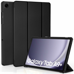 EasyAcc Hülle für Samsung Galaxy Tab A9+/ A9 Plus 11 Zoll 2023 SM-X210/ X215/ X216, Schutzhülle Ultradünne PU Leder mit Standfunktion und Auto Wachen/Schlafen Hülle Case, Schwarz Angebot bei HelloDeals