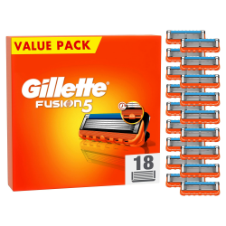 Gillette Fusion 5 Rasierklingen, 18 Ersatzklingen für Nassrasierer Herren mit 5-fach Klinge 18 Klingen Angebot bei HelloDeals