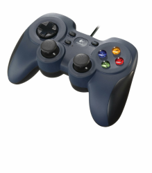 Logitech F310 kabelgebundenes Gamepad, Controller mit Konsolenartigem Layout, 4 Tasten D-Pad, XInput/DirectInput, Komfortable Griffflächen, 1,8 m Kabel, PC - Blau/Grau Schwarz, Blau, Mehrfarben Angebot bei HelloDeals