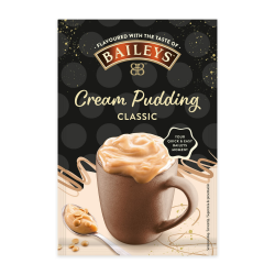 Baileys Cream Pudding Classic, alkoholfreier Quick and Easy Baileys Moment, Tassenpudding als Nachtisch oder als Snack für Zwischendurch, 1x59g Beutel , 59gm (1er Pack) 150 ml (1er Pack) Original Angebot bei HelloDeals