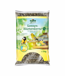 Dehner Natura Premium Wildvogelfutter, Sonnenblumenkerne, Ganzjahresfutter proteinreich / energiereich, hochwertiges Vogelfutter für Wildvögel, 5 kg Sonnenblumenkerne 5 kg (1er Pack) Angebot bei HelloDeals