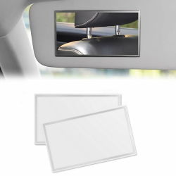 DIKEBAO 2 PCS Auto Kosmetikspiegel Sonnenblende Spiegel Selbstklebender Schminkspiegel Sonnenblende Makeup Spiegel Auto Visier Spiegel Sitzrückenspiegel für Auto-sonnenblende 15 * 8cm Angebot bei HelloDeals