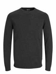 JACK & JONES Male Rollkragenpullover Einfarbig Rollkragenpullover Dark Grey Melange L Pullover Angebot bei HelloDeals