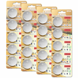 GutAlkaLi 20 Stück CR2032 3V Batterien CR 2032 Knopfzelle (Lithium Knopfzellen - 3 Volt im 20-er Pack) CR2032-20 Stück Angebot bei HelloDeals