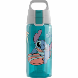 SIGG - Trinkflasche Kinder - Viva One - Kohlensäure Geeignet - Auslaufsicher - Spülmaschinenfest - BPA-frei - Sport - 0.5 L 147 Stitch Surfing Kinderflasche Angebot bei HelloDeals