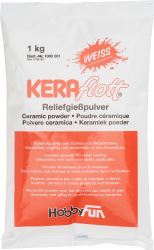 Keraflott Reliefgießmasse Weiß Keramikpulver Gießformen geruchsneutral 1 kg Angebot bei HelloDeals