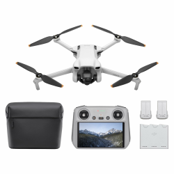 DJI Mini 3 Fly More Combo (DJI RC) – Leichte und faltbare Mini-Kameradrohne mit 4K HDR-Video, 38 min Flugzeit, echten vertikalen Aufnahmen und intelligenten Funktionen, C0 Mini 3 Fly More Combo (DJI RC) (C0) Standard Angebot bei HelloDeals