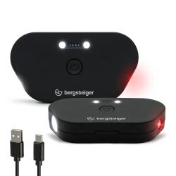 Bergsteiger Kinderwagen Licht aufladbar, USB Akku-Betrieb, 2 LED Kinderwagenlicht wiederaufladbar, Beleuchtung passend für Kinderwagen, Buggy, Kinderanhänger, Fahrradanhänger, UVM. 2x Akku-Kinderwagenlicht aufladbar Angebot bei HelloDeals