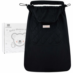 Bebear Winterbezug für Babytrage Warm Universal Hoodie Babytragebezug für alle Jahreszeiten(Black) 1 Stück (1er Pack) Black New Angebot bei HelloDeals