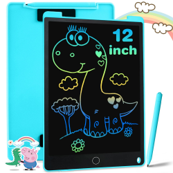 12 Zoll LCD Schreibtafel Spielzeug ab 1 2 3 4 5 6 Jahre alt Junge Mädchen,Richgv Magnettafel Kinder,Maltafel Zaubertafel Kinder ab 2 Jahre,Bunte Kinder Tablet Kinderspielzeug Geschenke für Kinder 30,5 cm Blau-12 Zoll Angebot bei HelloDeals