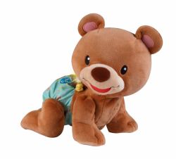 VTech Baby Krabbel-mit-mir-Bär – Interaktives Plüschtier, das alleine krabbelt, zählt, spricht und singt – Für Kinder von 9-36 Monaten Single Angebot bei HelloDeals