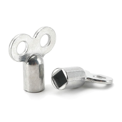 Lamkrtlp Heizungsentlüftungsschlüssel, 2x Heizkörper Entlüftungsschlüssel aus Aluminium, Heizungsschlüssel Handlicher Heizungsentlüfter für Heizkörper Entlüftungsschlüssel, Schlüssel zum Entlüften 2 Stück Angebot bei HelloDeals