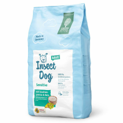 Green Petfood InsectDog Sensitive (1 x 10 kg) | Adult | Premium Trockenfutter für ausgewachsene Sensible Hunde | Insektenprotein als einziges tierisches Protein | weizenfrei | Hundefutter | 1er Pack 10 kg (1er Pack) Angebot bei HelloDeals