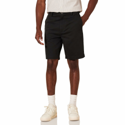 Amazon Essentials Herren Klassisch Geschnittene Chinoshorts, 23 cm 36W Schwarz Angebot bei HelloDeals