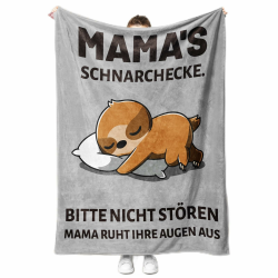 KAAYEE Geschenke für Mama, Weiche Decke Besondere Mama Geschenk zum Weihnachten Geburtstag Muttertag, Geburtstagsgeschenk Muttertagsgeschenke für Mutter von Kindern 1.3 * 1.5 M Angebot bei HelloDeals