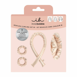 invisibobble GIFT SET Normal Curl M - Locken ohne Hitze Heatless Curl Set I Lockenwickler Ohne Hitze Rutschfest I Heatless Curls Band Samt über Nacht I Hair Curler für mittleres-langes Haar 3 stück (1er Pack) Angebot bei HelloDeals