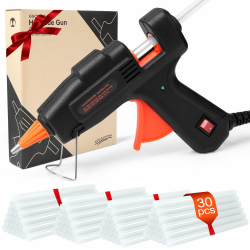 Heißklebepistole Klebepistole 30 Heißklebesticks Heissklebepistole Klebesticks für DIY Kleine Handwerk und schnelle Reparaturen in Haus & Büro, 20W Klebepistolen Angebot bei HelloDeals