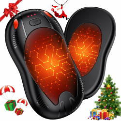 FANDLISS Handwärmer Elektrisch,Taschenwärme mit 10000mAh, Zweiseitige Heizung,Magnetische 2er-Pack,USB Taschenwärmer Wiederverwendbar mit 3 Wärmestufen,Winter Geschenke für Outdoor Camping,Weihnachten 1-Schwarz Angebot bei HelloDeals