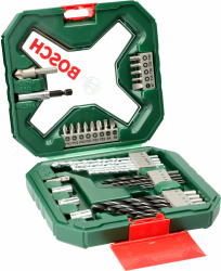 Bosch Accessories Bosch 34tlg. X-Line Classic Schrauber und Bohrer Set (Holz, Stein und Metall, Zubehör Bohrmaschine) 34 tlg. Angebot bei HelloDeals