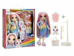 Rainbow High Modepuppe mit Schleim & Haustier - Amaya (Regenbogenfarben) - 28 cm Schimmernde Puppe mit Glitzerschleim, Magischem Haustier und Modeaccessoires - Kinderspielzeug - 4-12 Jahre Angebot bei HelloDeals
