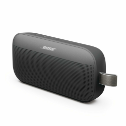 Bose SoundLink Flex Tragbarer Bluetooth-Lautsprecher (2. Gen.), Tragbarer Außen-Lautsprecher mit naturgetreuem Klang, bis zu 12 Stunden Akkulaufzeit, staubdicht und wasserdicht, Schwarz Angebot bei HelloDeals