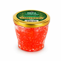 Kaviar aus Buckellachs Gorbuscha aus Kamtschatka, 200 g Glas, Lachskaviar Roter Kaviar, икра Горбуши caviar Angebot bei HelloDeals