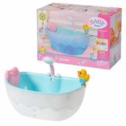 BABY born Badewanne für Puppen mit Farbwechsel, Dusch-und Soundfunktion, funktioniert auch mit echtem Wasser, 832691, Zapf Creation, ['Multi-colored'] Single Angebot bei HelloDeals
