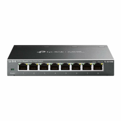 TP-Link TL-SG108E Managed Switch 8 Port Gigabit Ethernet LAN Switch(Plug-and-Play Netzwerk Switch,Metallgehäuse, QoS, IGMP-Snooping,LAN Verteiler, zentrales Management, energieeffizient)schwarz 8-Ports Managed Angebot bei HelloDeals