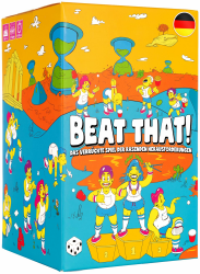 GUTTER GAMES Beat That! Brettspiel, Gesellschaftsspiele für Erwachsene, Das Verrückte Spiel Der Rasenden Herausforderungen, Partyspiele, Familienspiele - Lustige Geschenke Hauptspiel Angebot bei HelloDeals