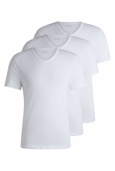 HUGO BOSS Herren T-Shirt (3er Pack) XL White 100 Angebot bei HelloDeals