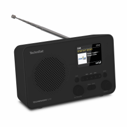 TechniSat TECHNIRADIO 6 IR – portables Internetradio (DAB+, UKW, WLAN, Bluetooth, Farbdisplay, Wecker, Favoritenspeicher, 3 Watt RMS) schwarz Angebot bei HelloDeals