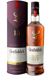 Glenfiddich 15 Jahre Single Malt Scotch Whisky Solera mit Geschenkverpackung, 70cl – ein sensationelles Whisky-Geschenk 1 x 0.7 l Angebot bei HelloDeals