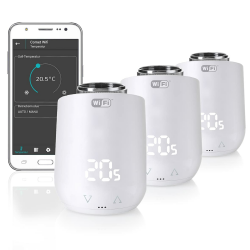 Eurotronic 700200 Comet Wifi 2021 Heizkörperthermostat (Heizen per WLAN, mit Alexa kompatibel, Heizkosten sparen, Raumtemperatur von unterwegs regulieren, Smart Home Zubehör 3er Bundle) Comet WiFi 3er Set Angebot bei HelloDeals