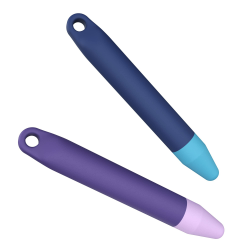 Kinderfreundliche Stylus-Stifte für Touchscreens, Tablet-Eingabestift, 2 Stück, violett-blauer Eingabestift, universeller kapazitiver Eingabestift, kompatibel mit Kindle, iPad, iPhone Angebot bei HelloDeals