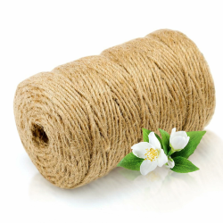 Abio Jute-Schnur 50m 2-3mm Jutegarn 50m Schnur reissfest 100% Natur Jute Kordel Deko Paketschnur Naturfaser Dekoration Verpackung Bindegarn Hanfschnur Spagat Hanfband Juteband (50m, Natur) 50m Natur Angebot bei HelloDeals