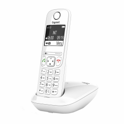 Gigaset AS690 - Schnurloses DECT-Telefon - großes, kontrastreiches Display - brillante Audioqualität - einstellbare Klangprofile, Freisprechfunktion - Anrufschutz, weiß [Deutsche Version] AS690 Eins White Angebot bei HelloDeals