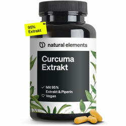 Curcuma Extrakt – Hochdosiert: Curcumingehalt EINER Kapsel entspricht 10.000mg Kurkuma – Hochdosiert aus 95% Extrakt – 90 Kapseln – Laborgeprüft, vegan und in Deutschland produziert Dose Angebot bei HelloDeals