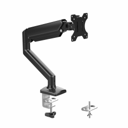 GRIFEMA Monitor Halterung, für 13-32 Zoll Bildschirm, Monitor Stand, Monitor Arm Höhenverstellbar Drehungbar, Monitorhalterung Max 9Kg, Bildschirmhalterung Vesa 75x75 / 100x100, Schwarz Gasfederarm Angebot bei HelloDeals