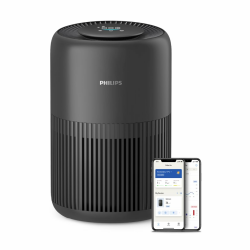 Philips Luftreiniger 900 Serie, HEPA NanoProtect + Aktivkohlefilter, CADR 250m³/h für 65m² Allergiker, leise, intelligent und energieeffizient (AC0951/13) Angebot bei HelloDeals