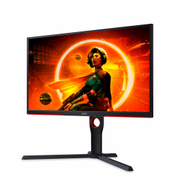 AOC Gaming 25G3ZM - 25 Zoll Full HD Monitor, 240 Hz, 0.5 ms MPRT, FreeSync Premium (1920x1080, HDMI, DisplayPort, USB Hub) schwarz/rot 240Hz - VA Höhenverstellbar 24.5 Zoll FHD Angebot bei HelloDeals