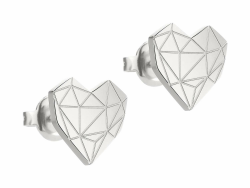 LIEBESKIND Damen-Ohrstecker Edelstahl LJ-0307-E-11 silber Single Angebot bei HelloDeals